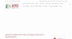 Desktop Screenshot of holzspezi-reichel.de
